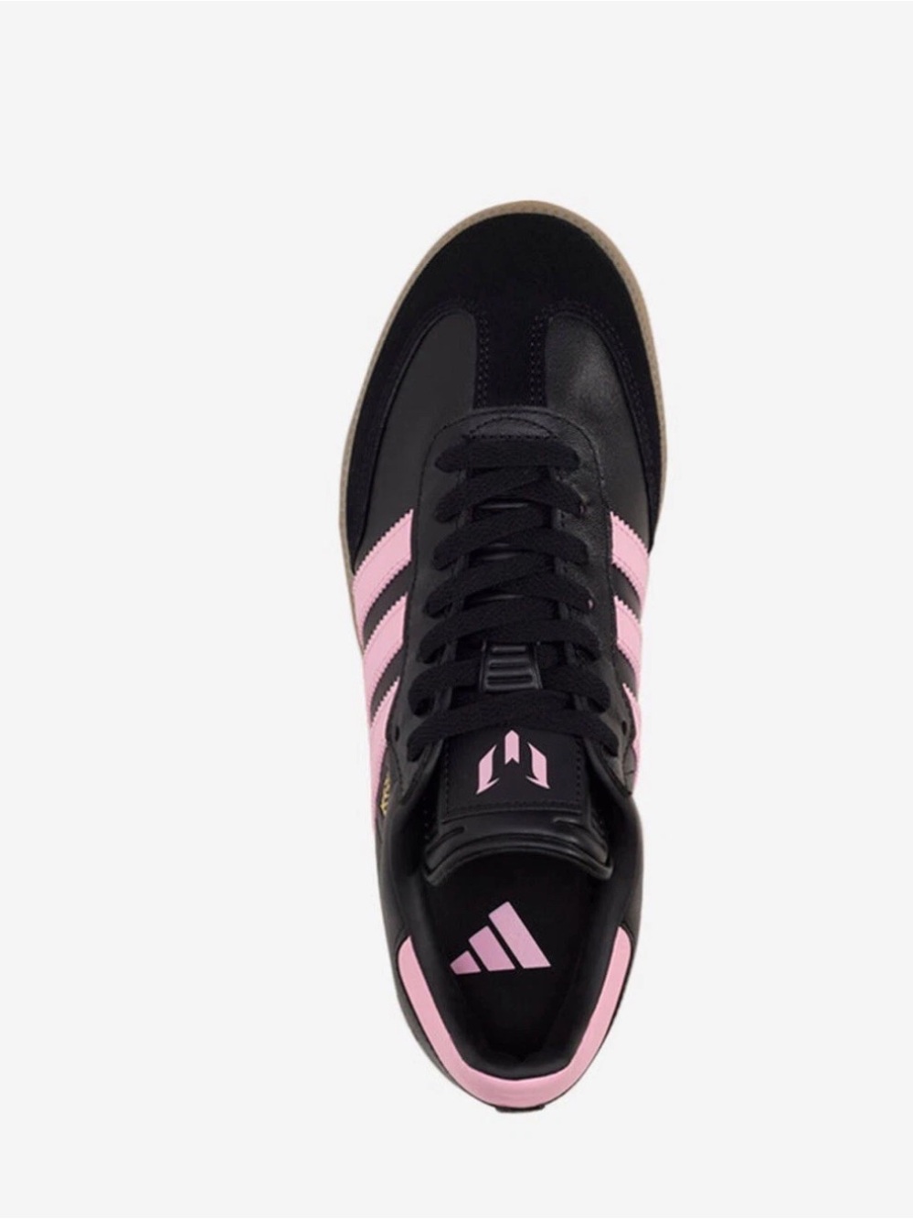 New Adidas Messi Samba Men’s Black Sneaker Athletic Shoe Footwear Soccer - Picture 5 of 9